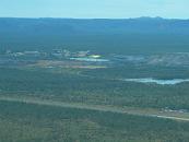 Ranger mine from the air